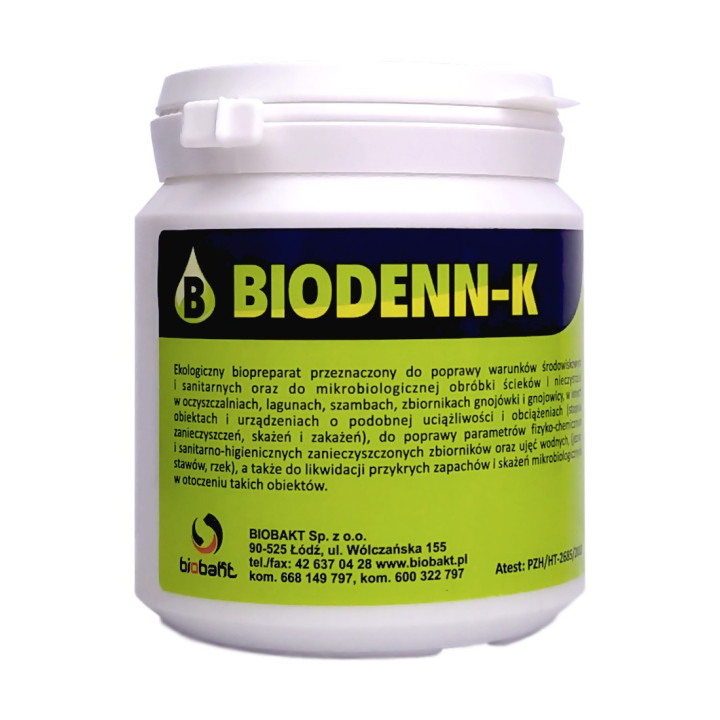 Bakterie W proszku do oczyszczalni szamba biodenn-k 250 g – Bio