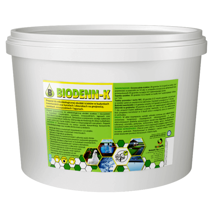 Bakterie W proszku do oczyszczalni szamba biodenn-k 4,5 kg – Bio