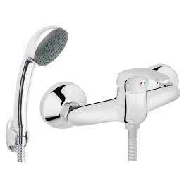 Basic bateria natryskowa z zestawem natryskowym, chrom – Ferro