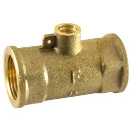 Trójnik mosiężny do czujnika temperatury 1/2" X M10X1 – Ferro
