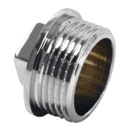 Korek mosiężny 1-2" chromowany – Ferro