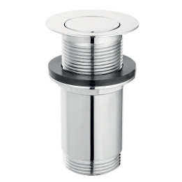 Zawór spustowy bez przelewu, click-clack, 5/4", wysoki, chrom