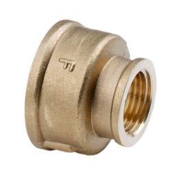 Mufa redukcyjna mosiężna 1" X 3-4" żółta – Ferro