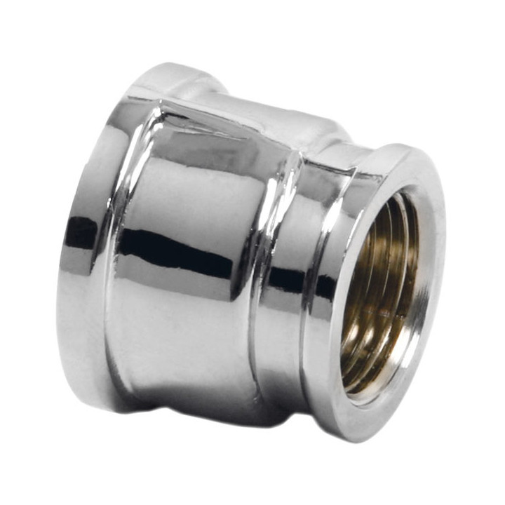 Mufa redukcyjna mosiężna 1-2" X 3-8" chromowana – Ferro