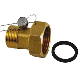 Półśrubunki do wodomierza 3-4" mosiężne KPL. (2SZT) – Ferro