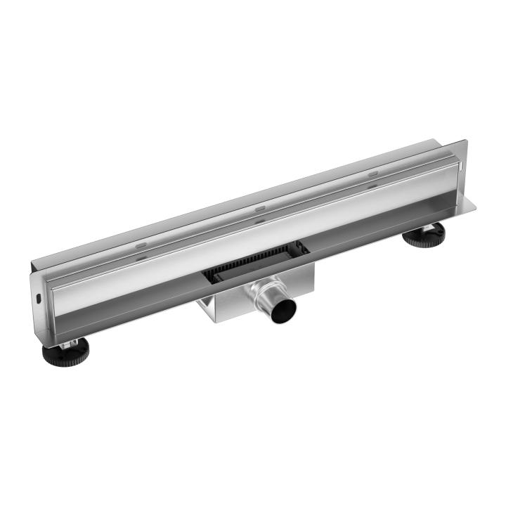 W-Drain NEXT 2w1 Odpływ liniowy ścienny 80 cm dwustronny chrom
