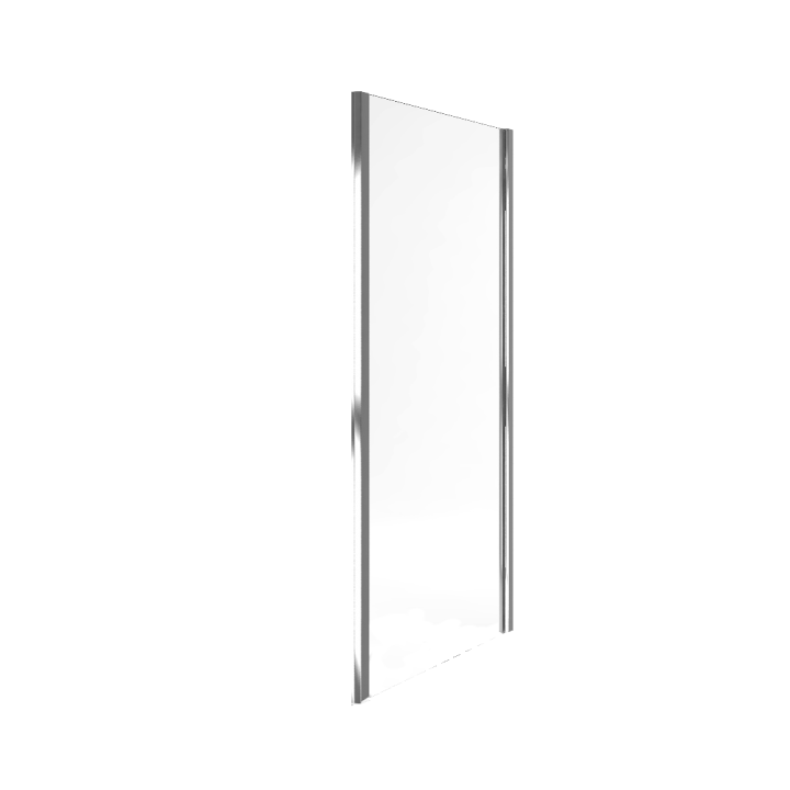 Seria 201 ścianka boczna 90 cm, powłoka Clean Control, chrom