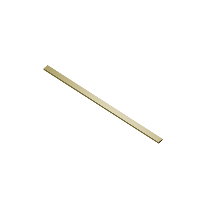 Ortigo wspornik kabiny 120 cm do docięcia, złoty połysk
