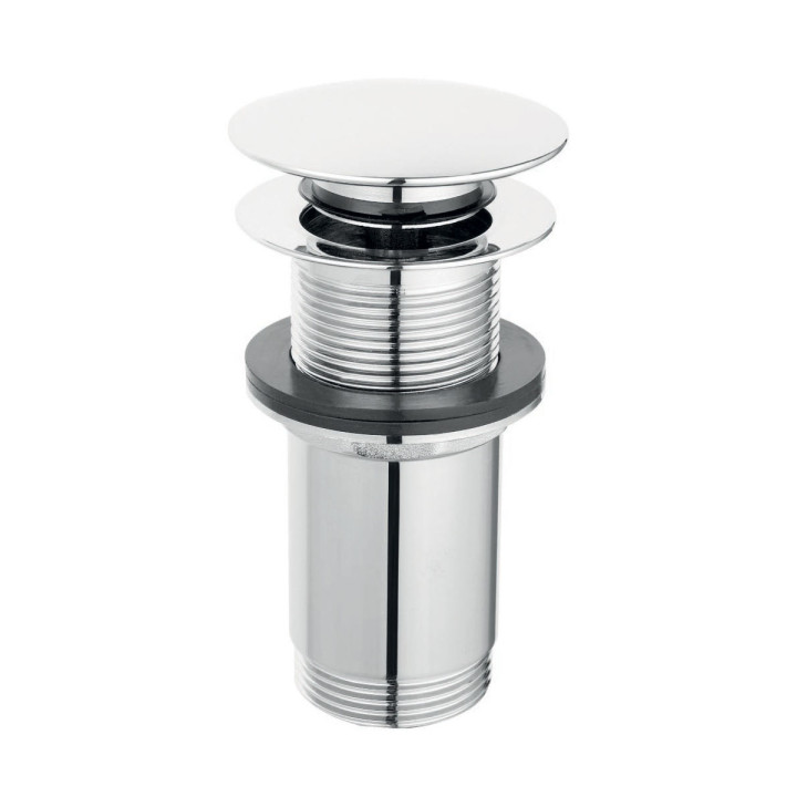 ROTONDO ZAWÓR SPUSTOWY BEZ PRZELEWU 5/4", WYSOKI, CHROM