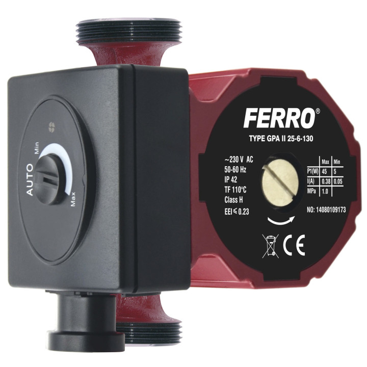Pompa obiegowa do CO GPA II 130 25-6 – Ferro