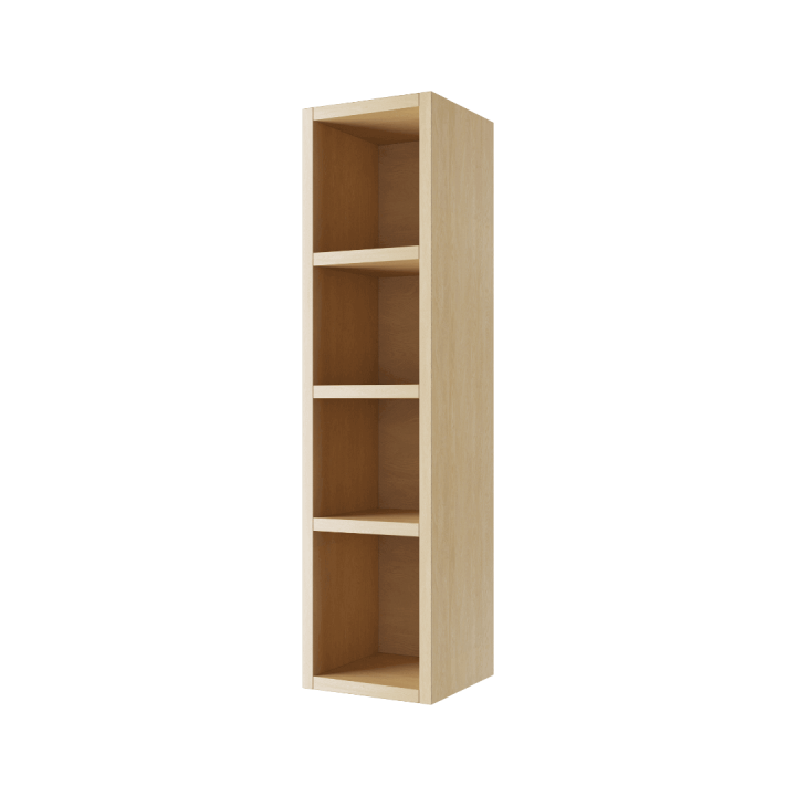 Tuto szafka wisząca wnękowa otwarta, 20x80 cm, dąb – Excellent