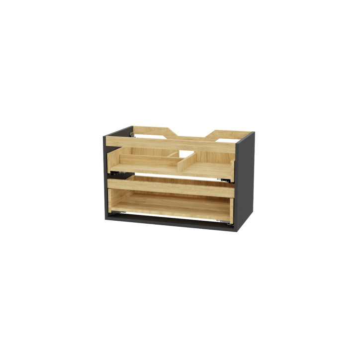 Tuto 2.0 korpus szafki 80 cm, 2 szuflady