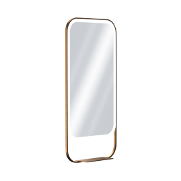 Mila Light lustro łazienkowe 100x50 cm z półką, oświetlenie LED