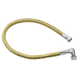 Wąż przyłączeniowy do gazu GW-GW 1-2" kolanko, 1,25 m PVC