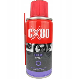 CX80 - SILIKON SPRAY 150ML NSFH1 Bezbarwny do tworzyw sztucznych