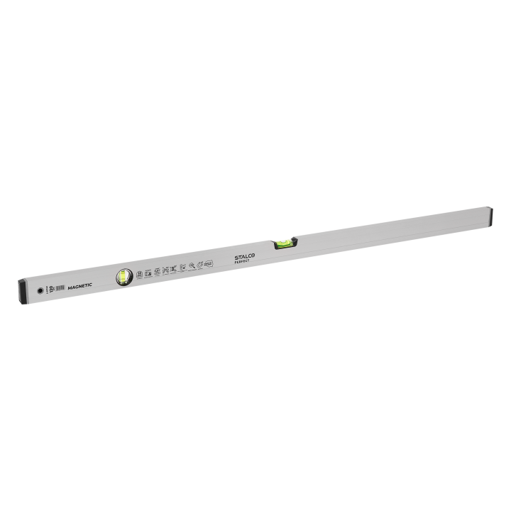 Poziomnica aluminiowa anodowana z magnesem 120cm STALCO PERFECT