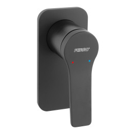 STRATOS BATERIA NATRYSKOWA PODTYNKOWA, 1-FUNKCYJNA, CZARNA