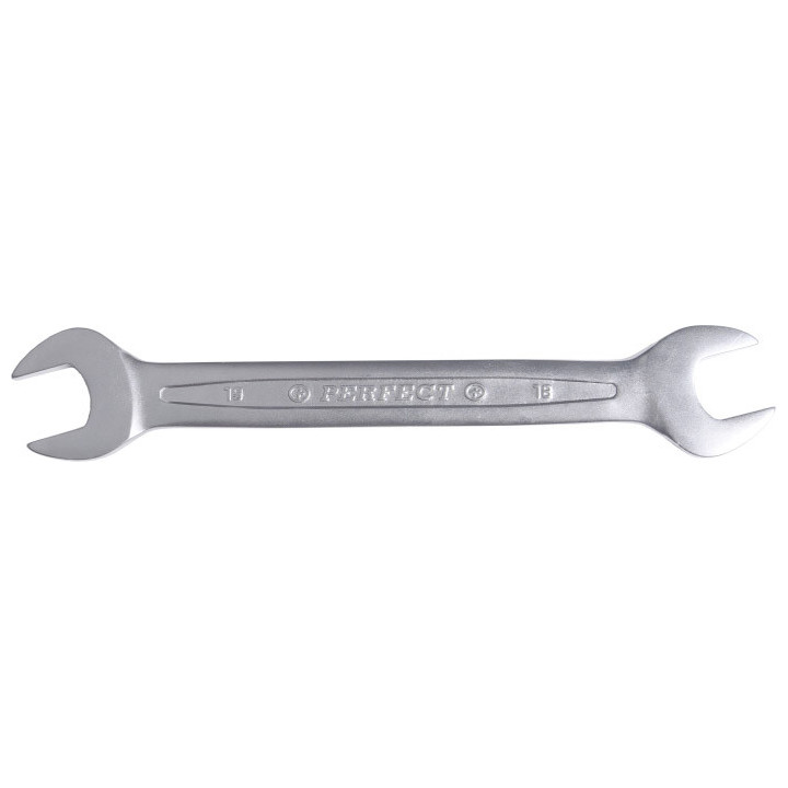 Klucz płasko - płaski, polerowany 16/17mm STALCO PERFECT S-76816