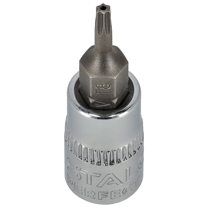 Klucz trzpieniowy na nasadce 1/4” S2 TT15 STALCO PERFECT S-85675