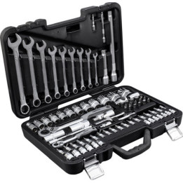 Zestaw nasadek z grzechotką CrV Stalco Perfect S-77282
