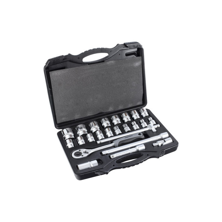 Zestaw nasadek z grzechotką CrV Stalco Perfect S-77222