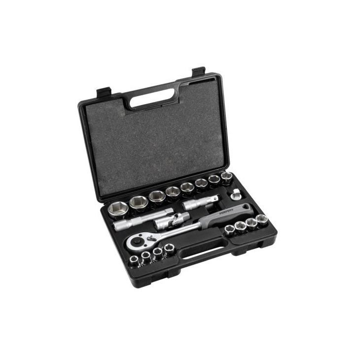 Zestaw nasadek z grzechotką CrV Stalco Perfect S-77217