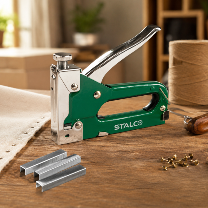 Zszywacz tapicerski Stalco stalowy regulacja siły zszywki 4-14 mm
