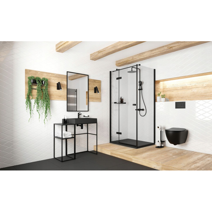 Brodzik granitowy prostokątny 120X90 cm nero KQR N43B – Deante