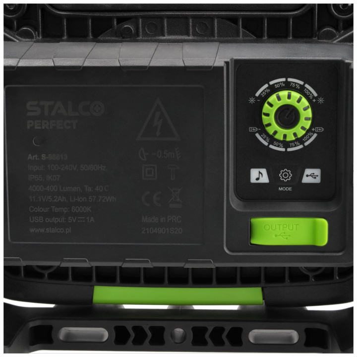 Reflektor aku LED LUM-X C-FL40W BT – Stalco Perfect
