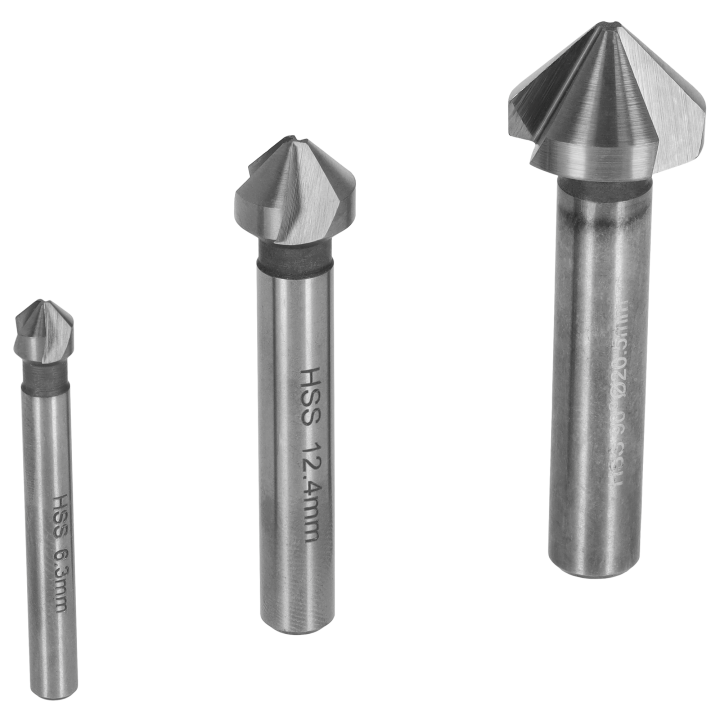 Zestaw 3x Pogłębiacz stożkowy HSS – Stalco Perfect