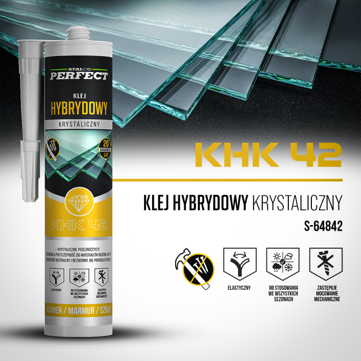 Klej hybrydowy krystaliczny – Stalco Perfect