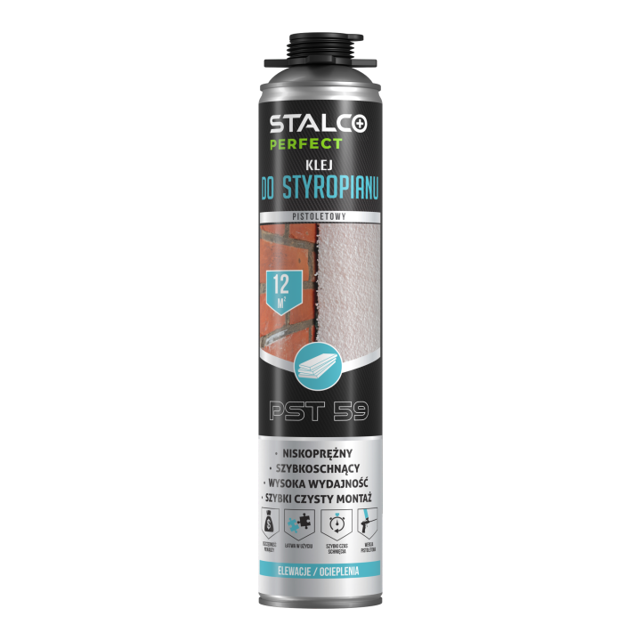 Pianoklej do styropianu pistoletowy PST 59 – Stalco Perfect