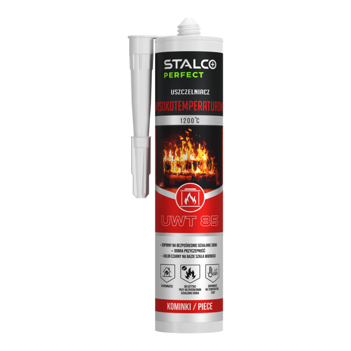 Uszczelniacz 1200°C czarny – Stalco Perfect