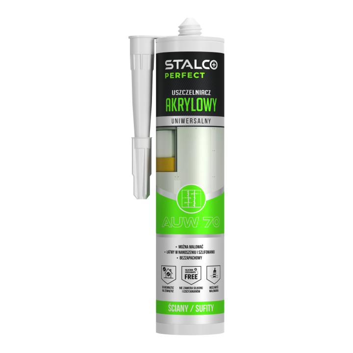 Akryl uniwersalny biały STALCO PERFECT 280 ml uszczelniacz