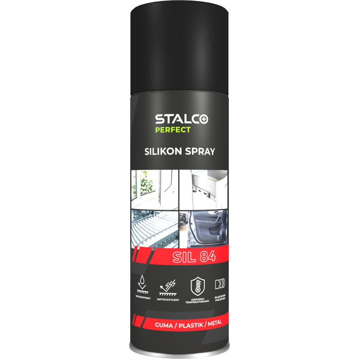Smar silikonowy spray STALCO PERFECT 400 ml do gumy uszczelek