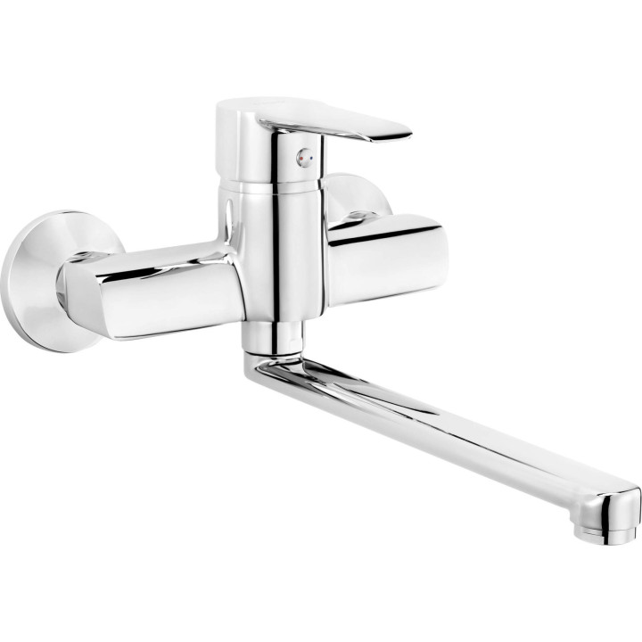 Bateria kuchenna ścienna obrotowa chrom corio BFC 080M – Deante