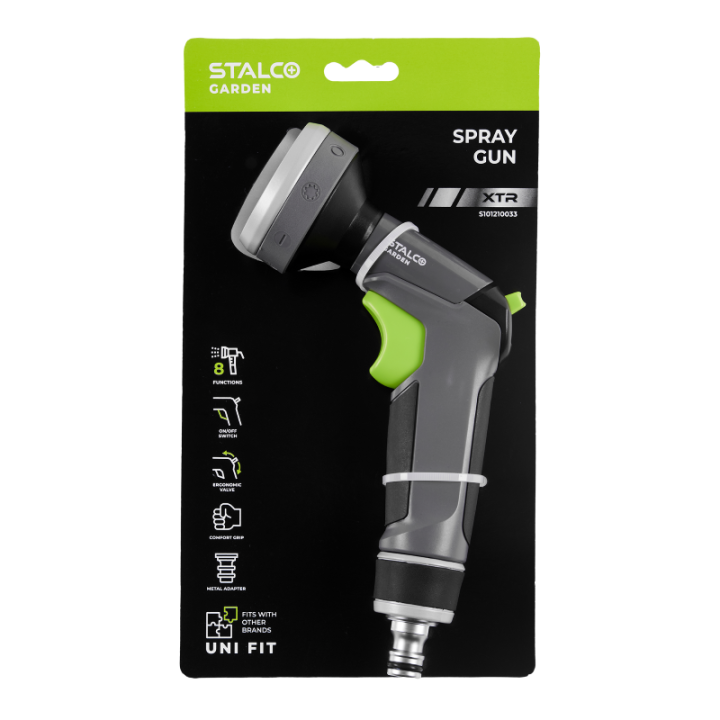 Pistolet zraszający 8-funkcyjny XTR – Stalco Garden