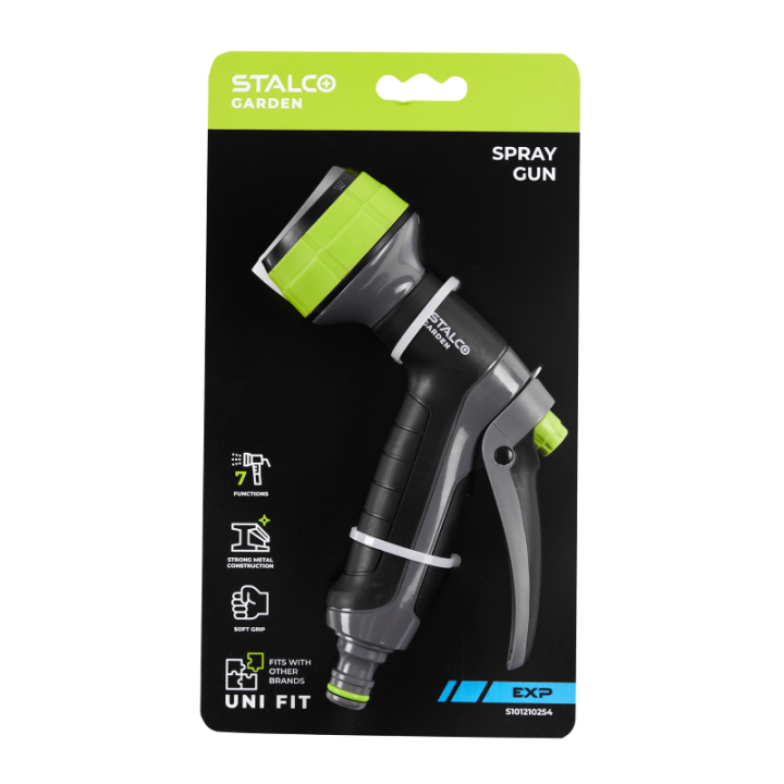 Pistolet zraszający 7-funkcyjny metalowy EXP – Stalco Garden
