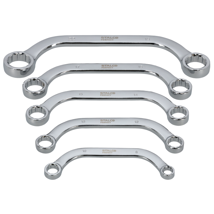 Zestaw kluczy oczkowych typu C – Stalco Perfect
