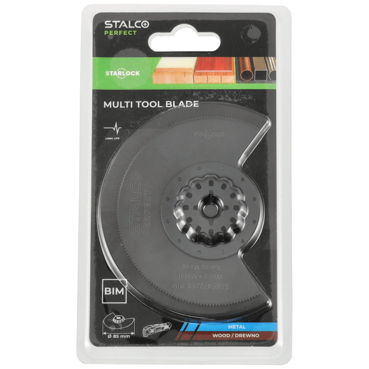 Brzeszczot BIM-METAL/DREWNO do cięcia wgłębnego 85mm STARLOCK ACZ 85 EB STALCO PERFECT S066472253