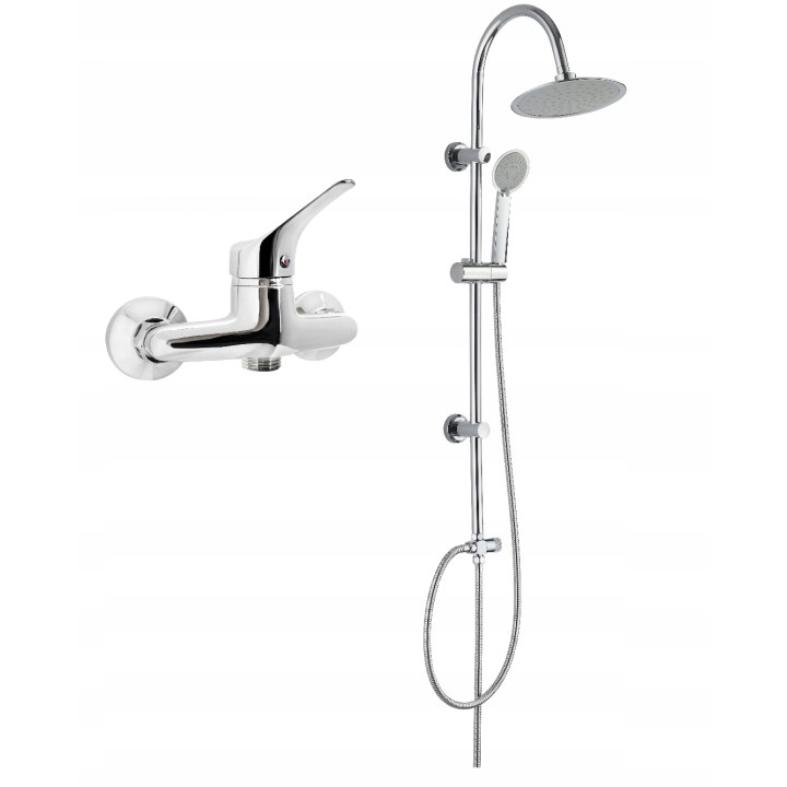 Bateria prysznicowa ścienna chrom BOJ 040M – Deante
