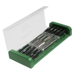 Pilniki iglaki diamentowe 100 mm, komplet 10 szt. Stalco
