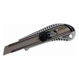 Nóż aluminiowy z ostrzem łamanym 18 mm Stalco
