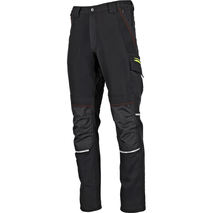 Spodnie robocze STALCO STINGER czarne stretch softshell rozmiar