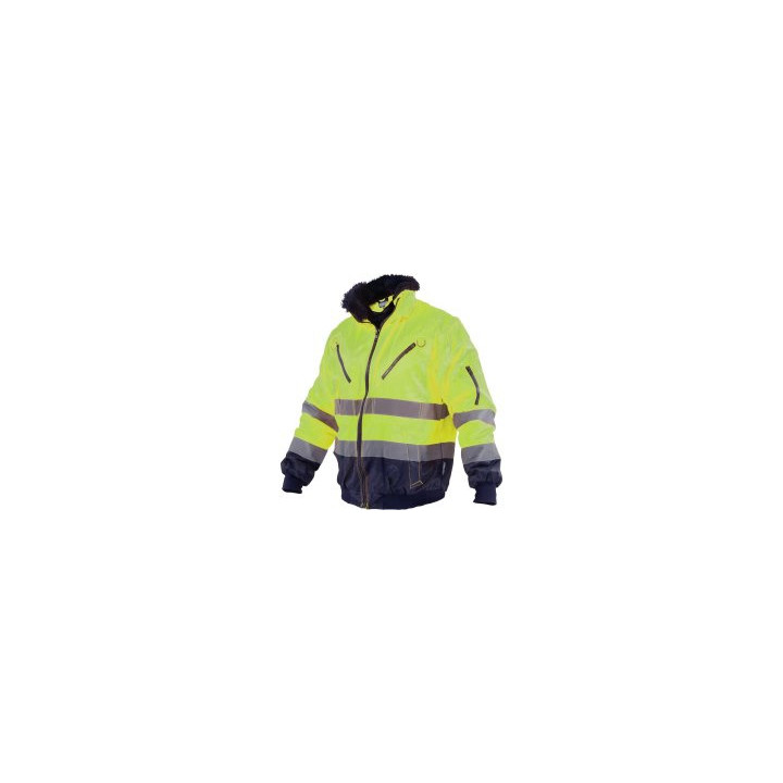 Kurtka ostrzegawcza ocieplana PILOT HI-VIS Stalco S-44082
