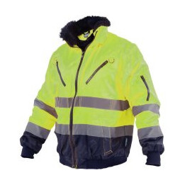 Kurtka ostrzegawcza ocieplana PILOT HI-VIS Stalco S-44084