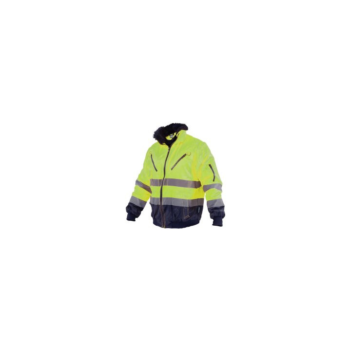 Kurtka ostrzegawcza ocieplana PILOT HI-VIS Stalco S-44084