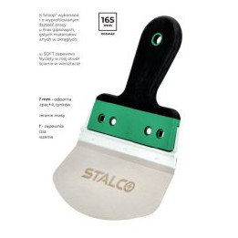 Szpachelka do wiadra 165 mm nierdzewna Stalco