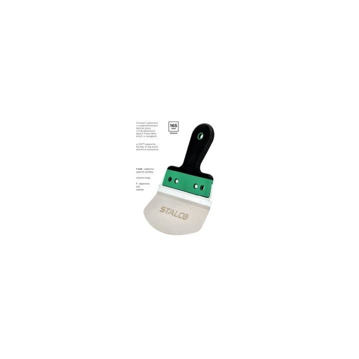 Szpachelka do wiadra 165 mm nierdzewna Stalco
