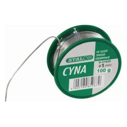 Cyna lutownicza ø 1 mm 100 g Stalco
